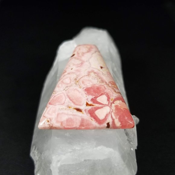 Large Rhodochrosite Drilled gemstone * 47.62 x 31.02 x 6.17mm * RDC2D3 - Picture 8 of 14